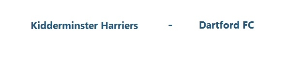 Kidderminster Harriers – Dartford | 22.12.2012 | 16:00