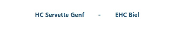 HC Genf-Servette – EHC Biel | 05.10.2012 | 19:45